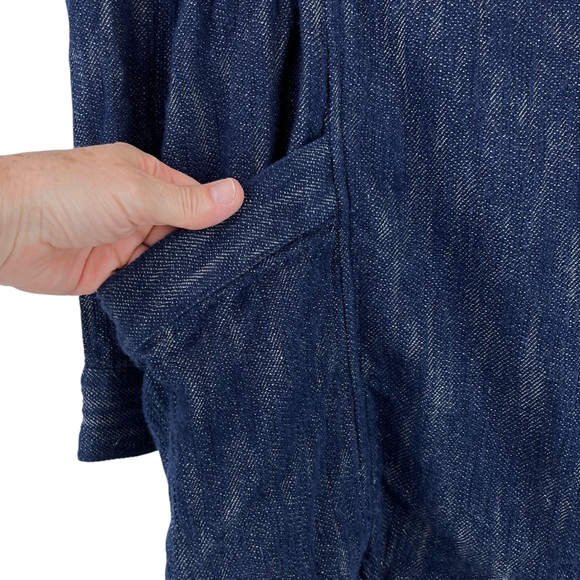 Cabi Adventure Anorak Hooded Cotton Jacket Style 5100 Indigo Blue Sz S - Picture 6 of 14